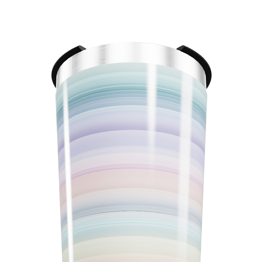 Copo Térmico - Listras Multicoloridas