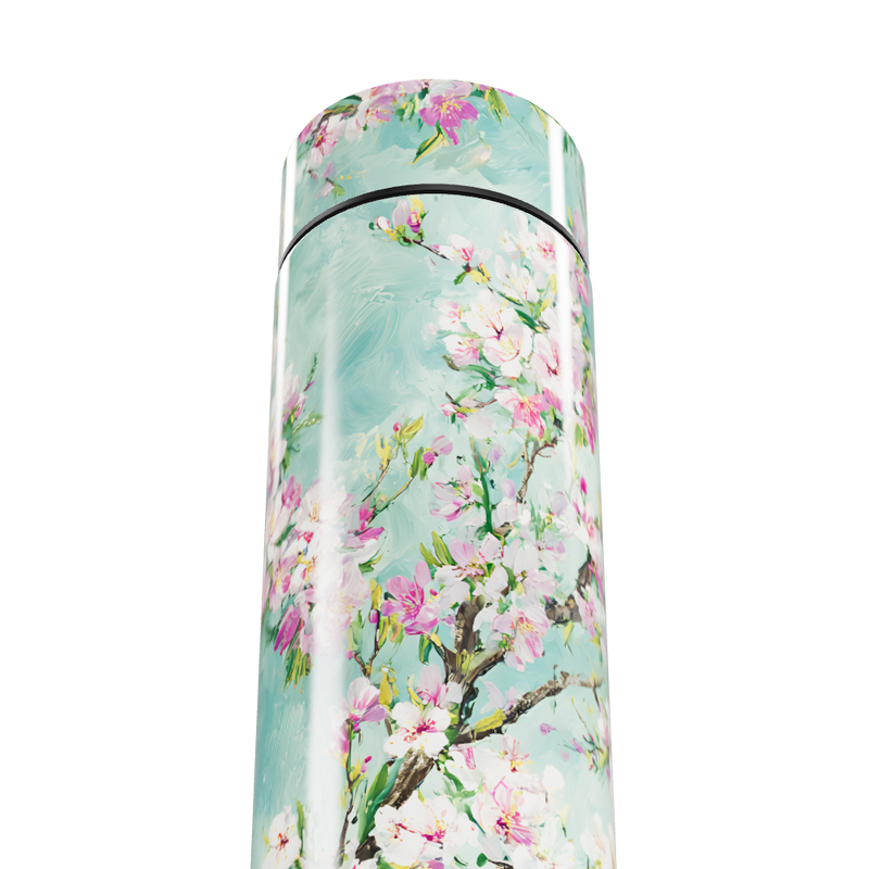 Garrafa Térmica Touch - Floral Azul Pastel