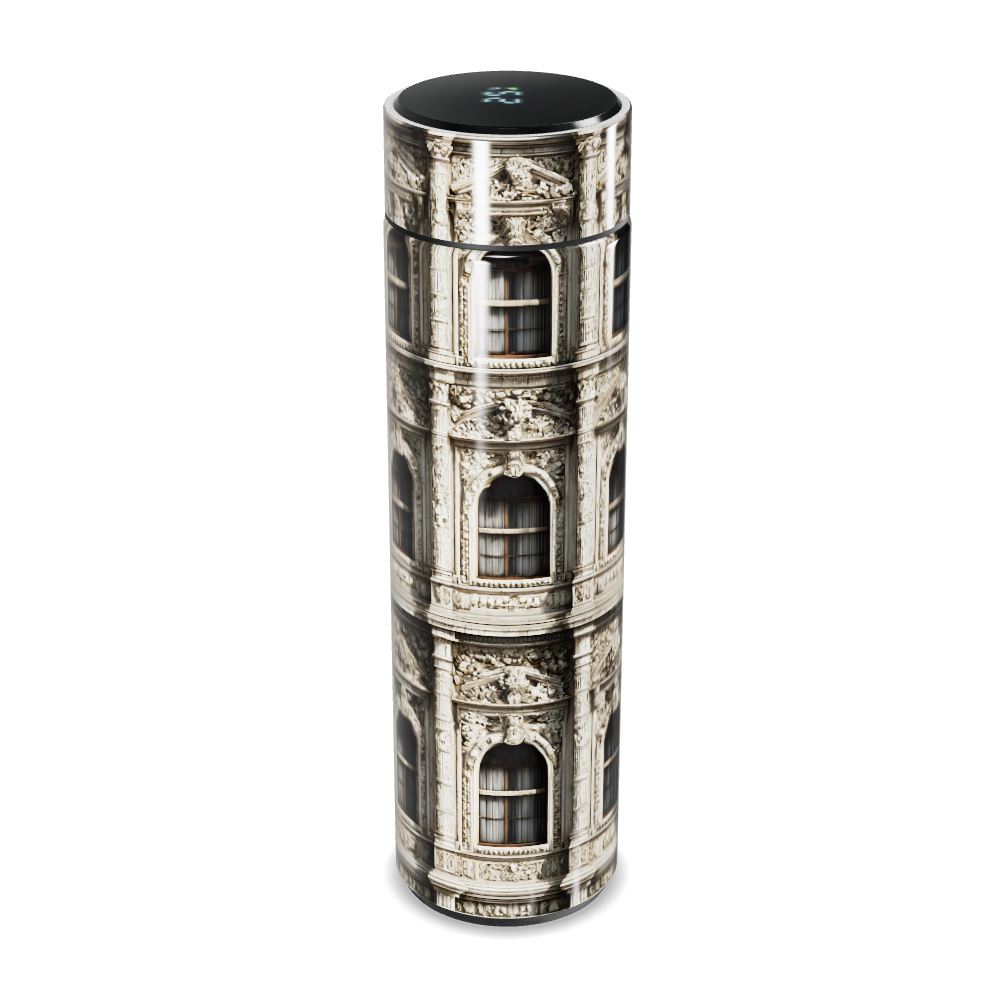 Garrafa Térmica Touch - Estampa Arquitetônica