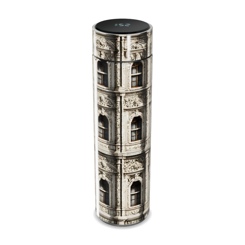 Garrafa Térmica Touch - Estampa Arquitetônica