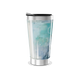 Copo Térmico - Estampa Abstrata Azul