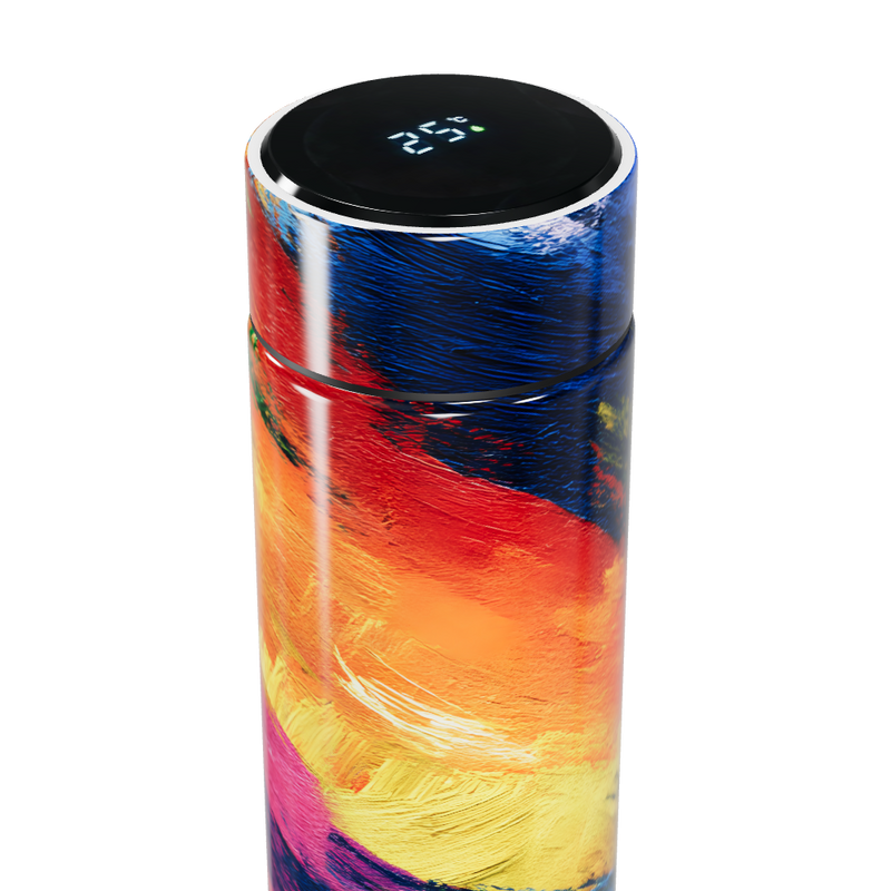 Garrafa Térmica Touch - Estampa Colorida Digital