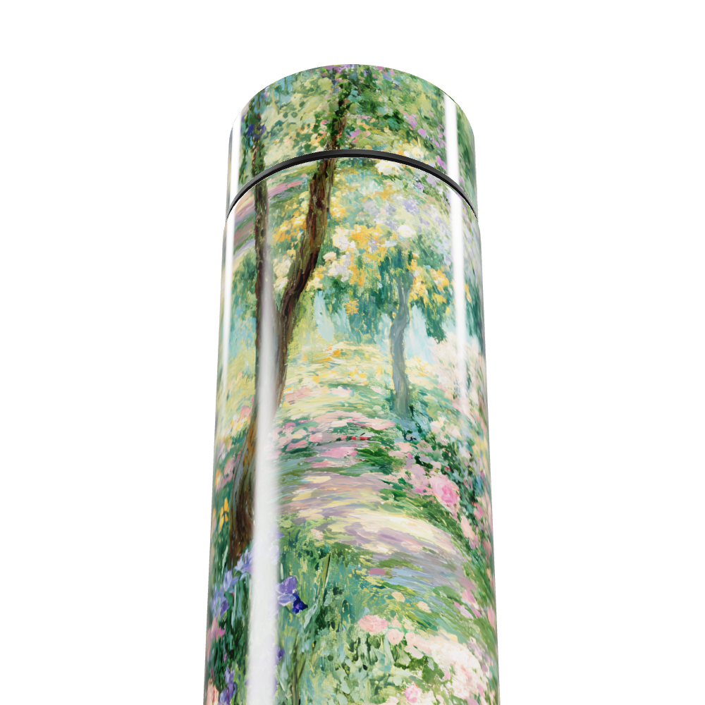 Garrafa Térmica Touch - Estampa Jardim Florido