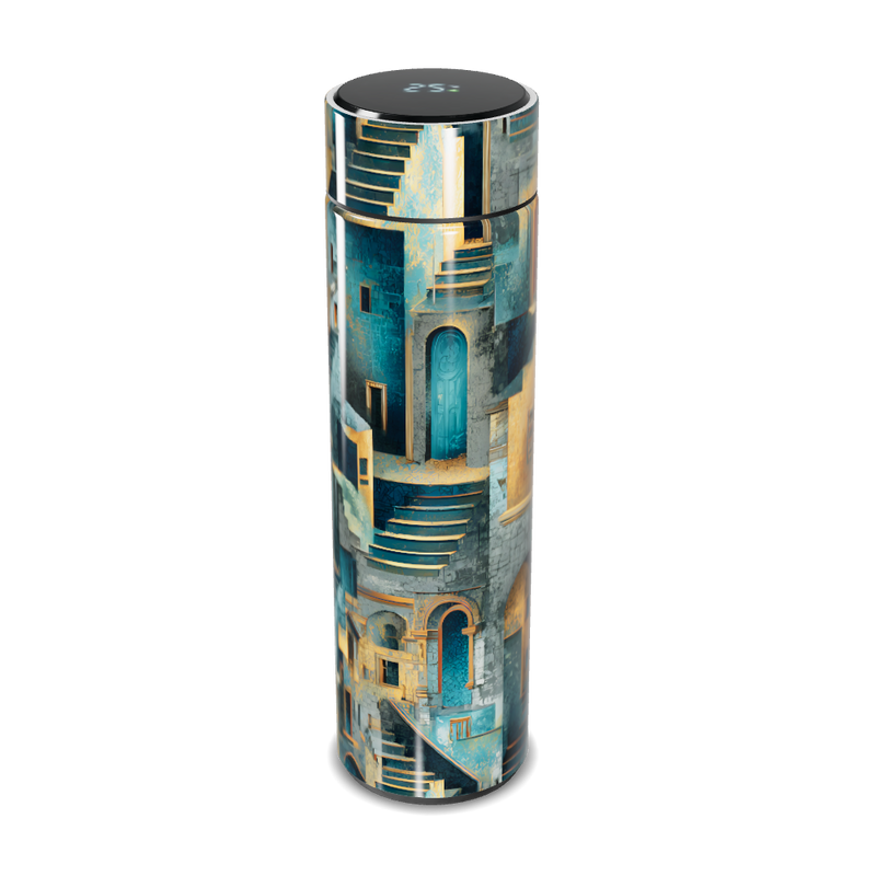 Garrafa Térmica Touch - Estampa Arquitetura