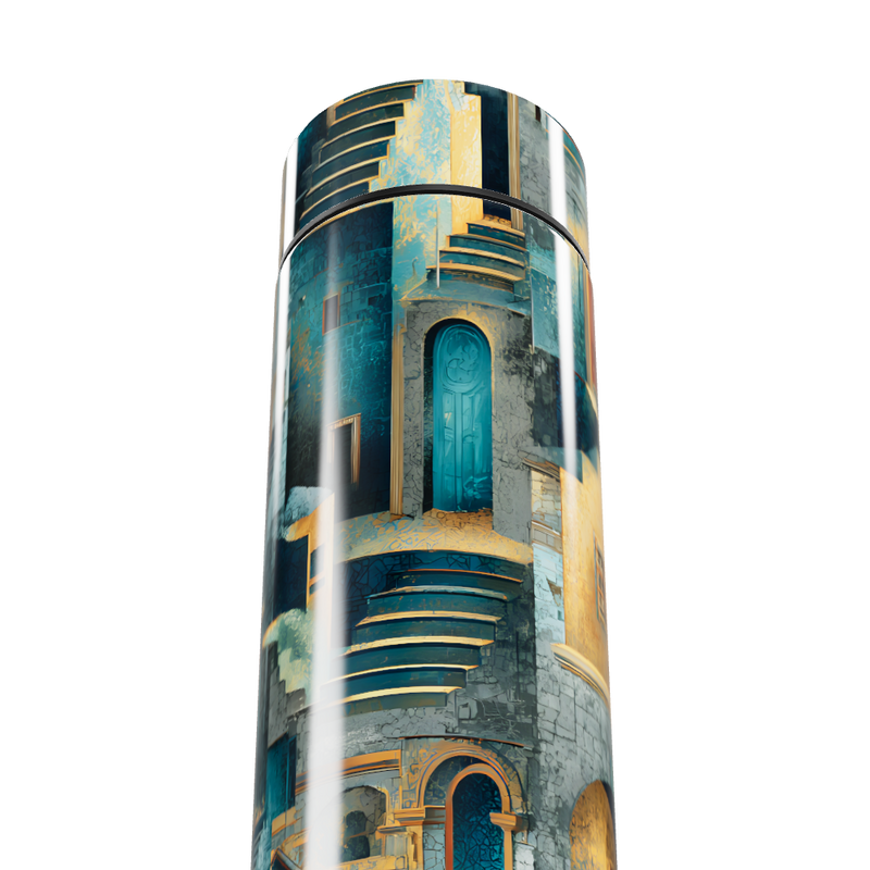 Garrafa Térmica Touch - Estampa Arquitetura