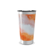 Copo Térmico - Estampa Marmorizada Laranja