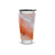 Copo Térmico - Estampa Marmorizada Laranja