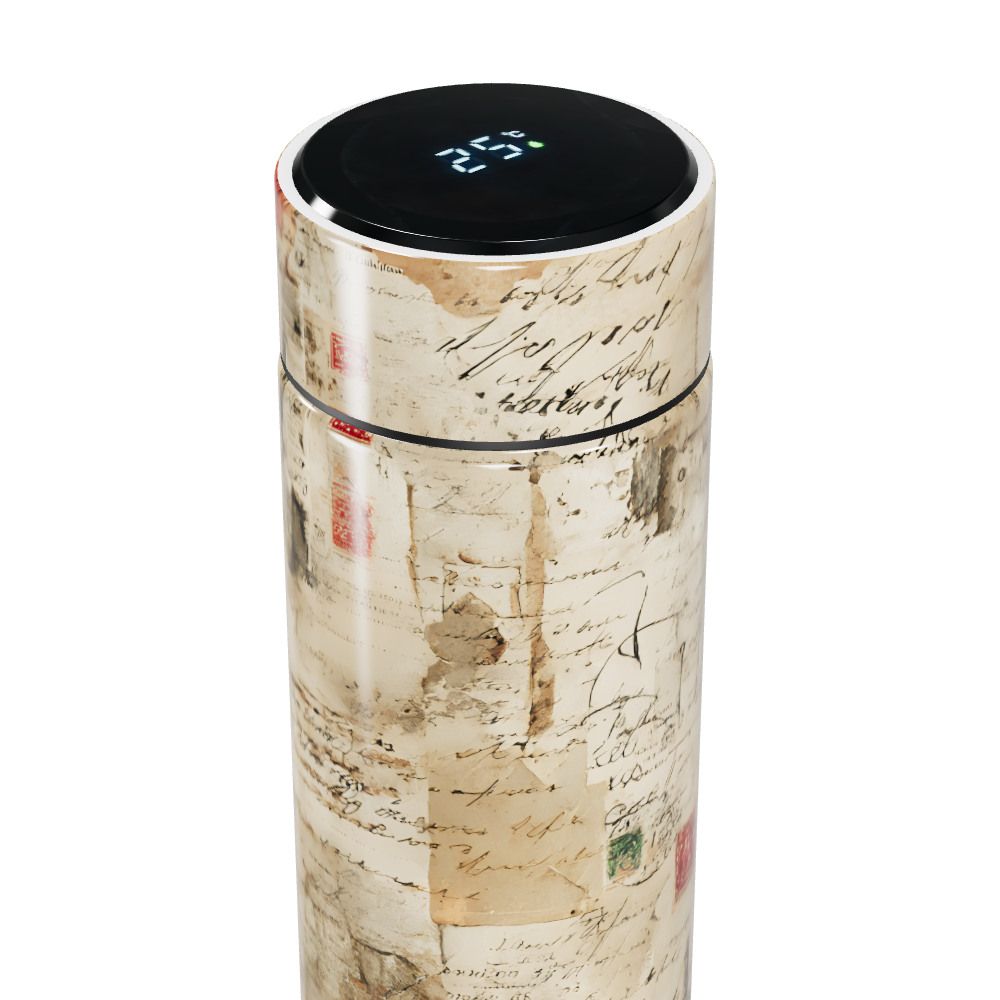 Garrafa Térmica Touch - Estampa Vintage