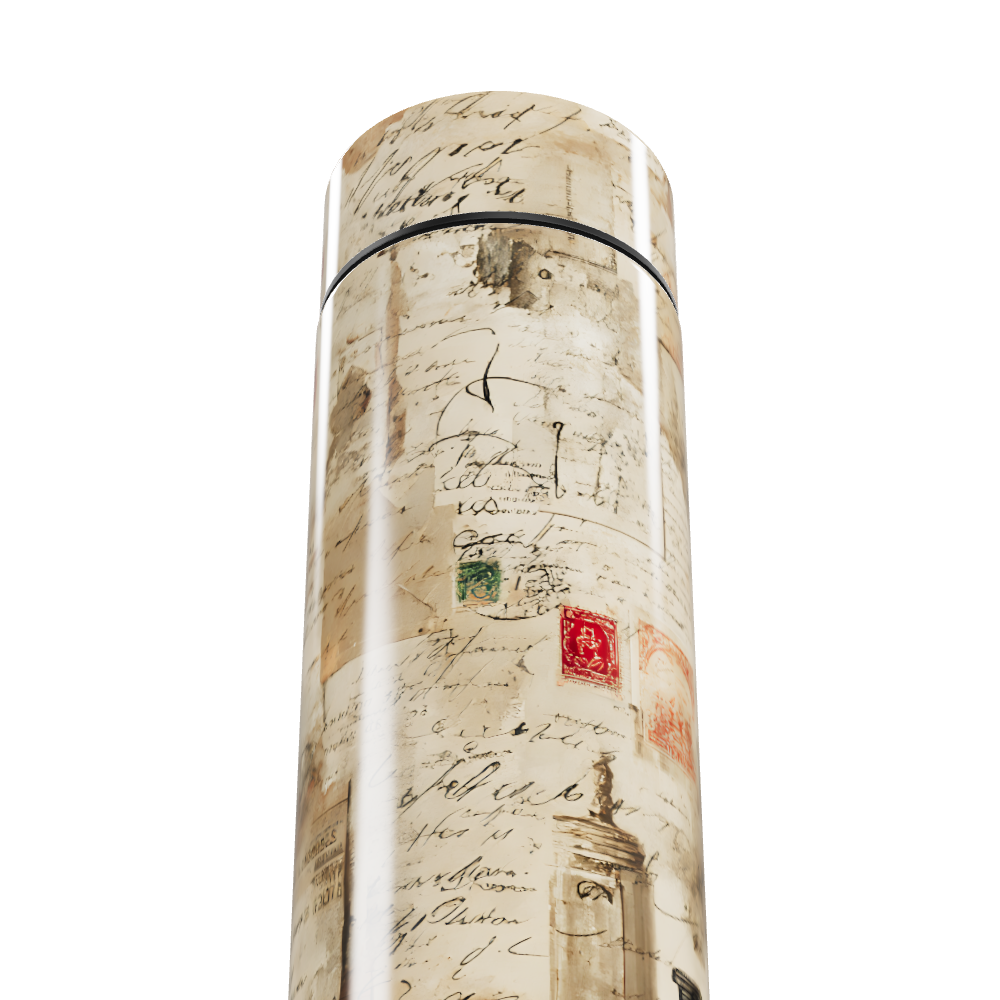 Garrafa Térmica Touch - Estampa Vintage