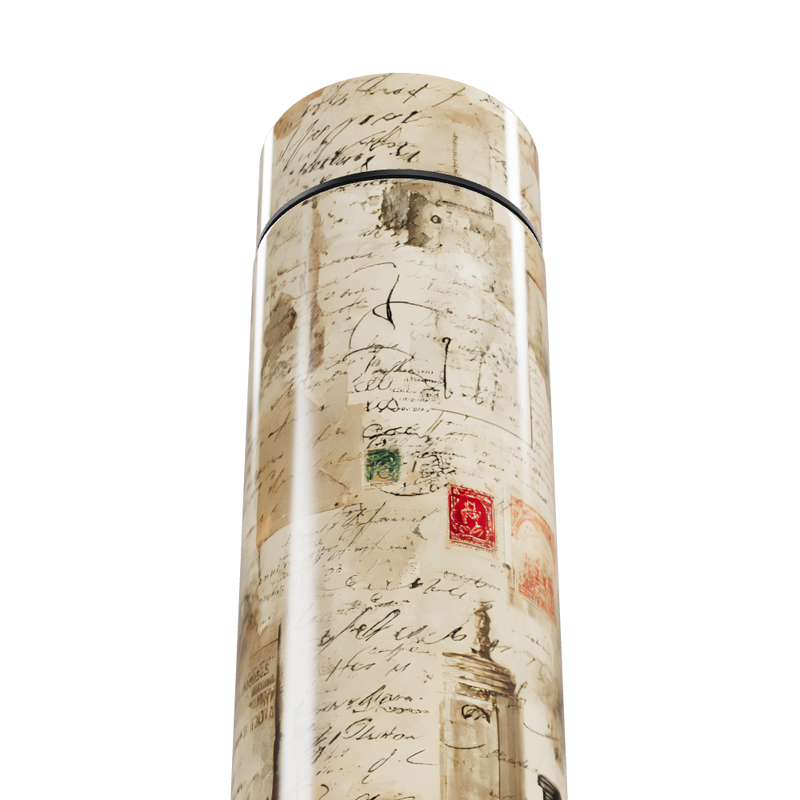 Garrafa Térmica Touch - Estampa Vintage