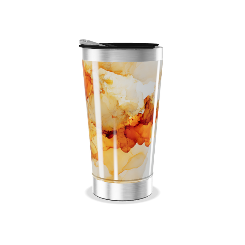 Copo Térmico - Estampa Abstrata Colorida