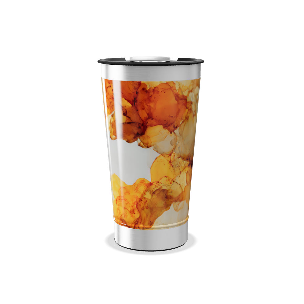 Copo Térmico - Estampa Abstrata Colorida