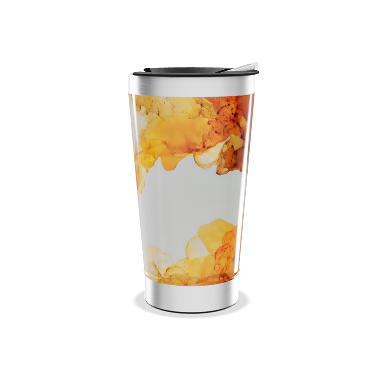 Copo Térmico - Estampa Abstrata Colorida