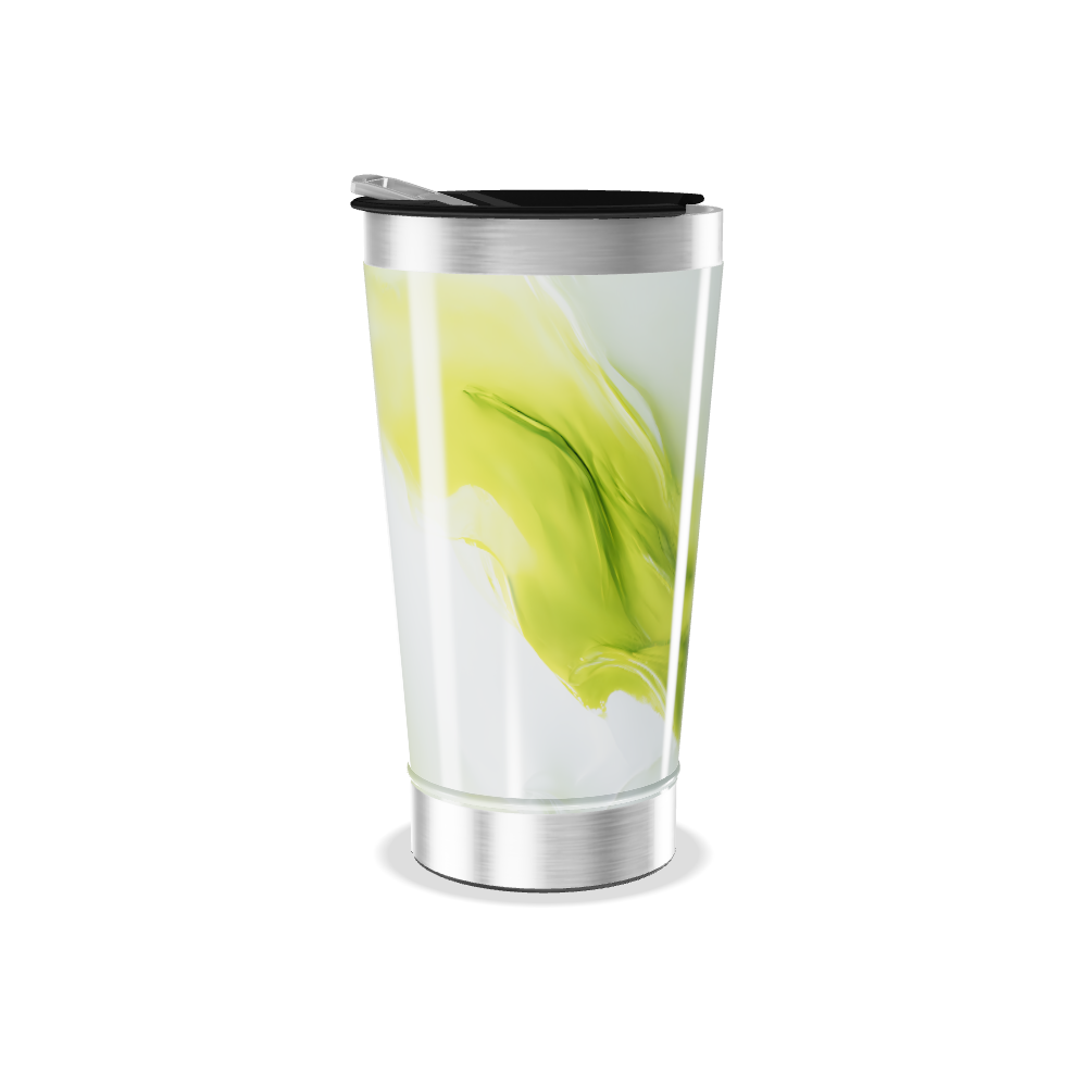 Copo Térmico - Verde Abstrato Inox