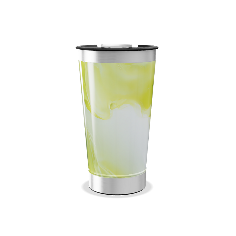 Copo Térmico - Verde Abstrato Inox