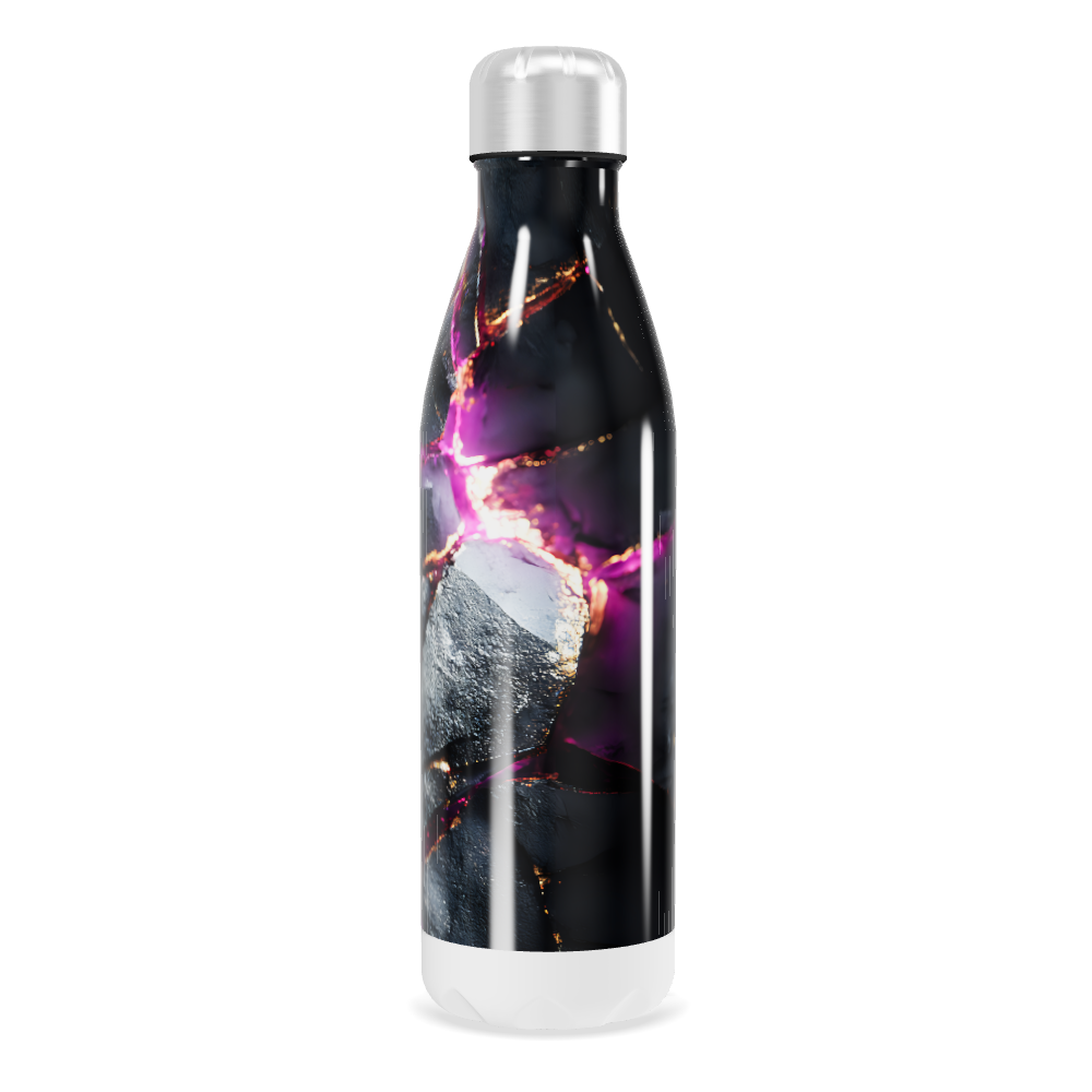 Garrafa Inox - Estampa Abstrata Colorida