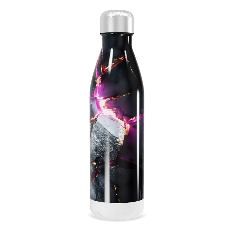 Garrafa Inox - Estampa Abstrata Colorida