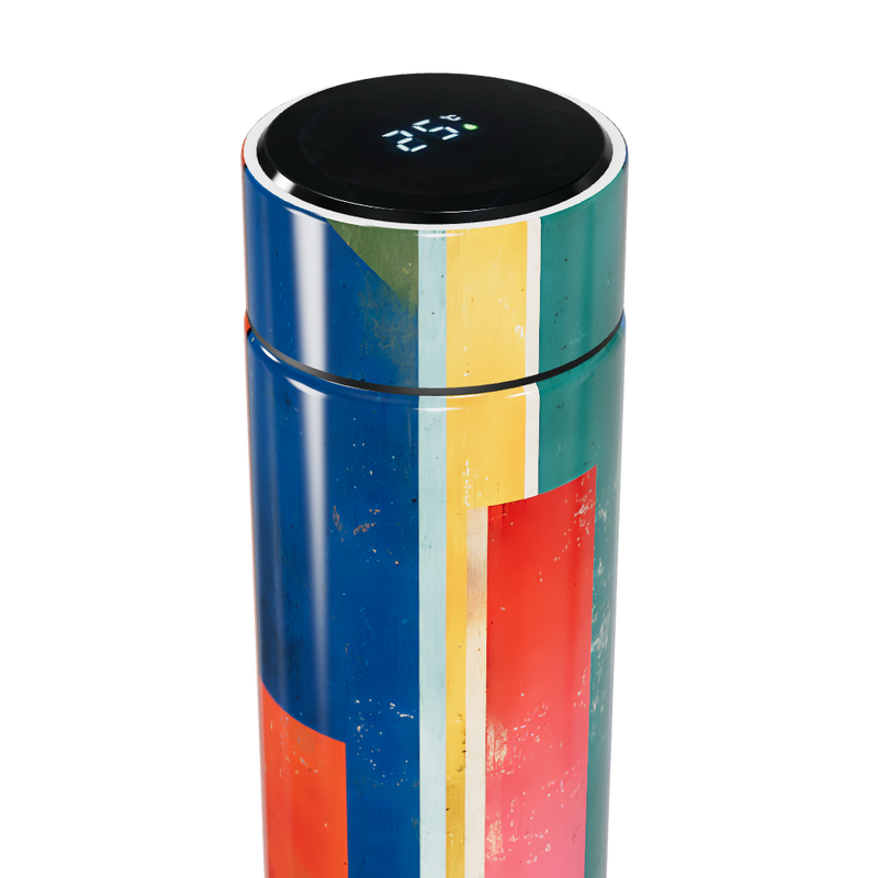 Garrafa Térmica Touch - Estampa Colorida