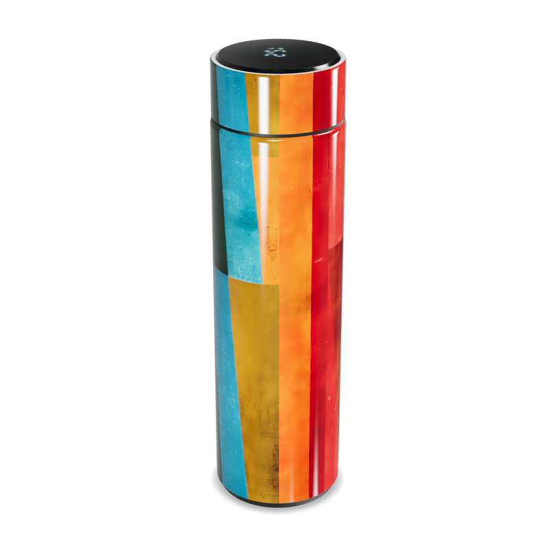 Garrafa Térmica Touch Estampada Multicolorida