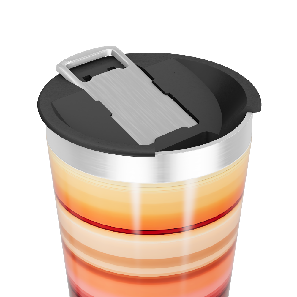 Copo Térmico - Listras Multicoloridas