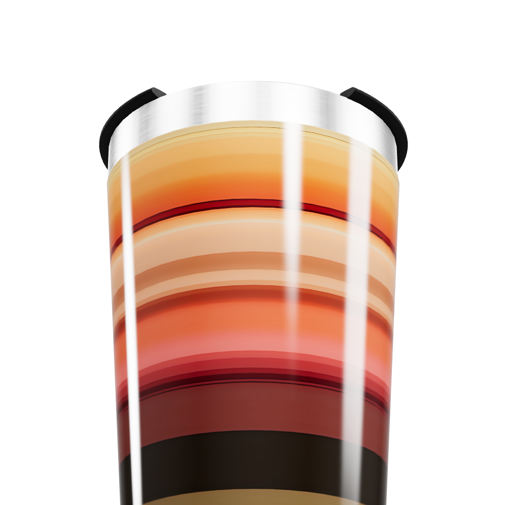 Copo Térmico - Listras Multicoloridas