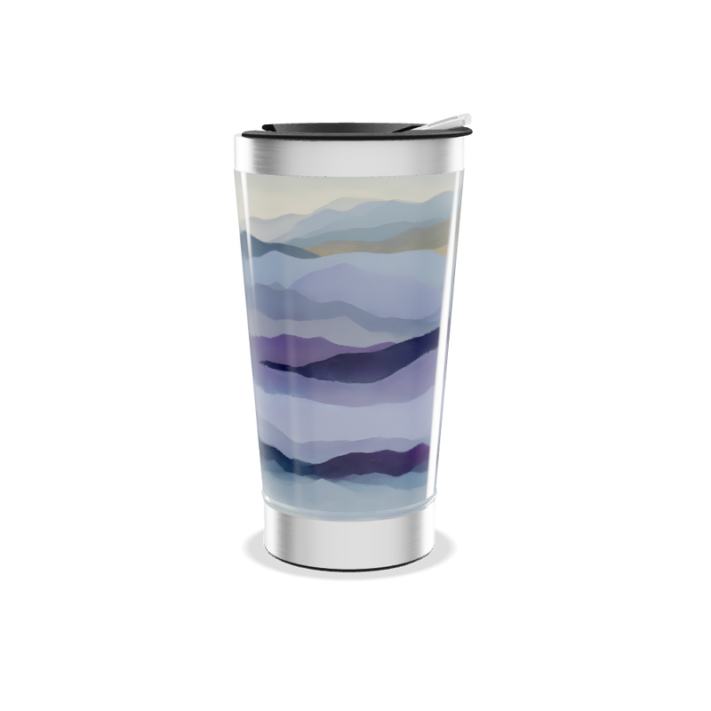 Copo Térmico - Estampa Montanhas Azul