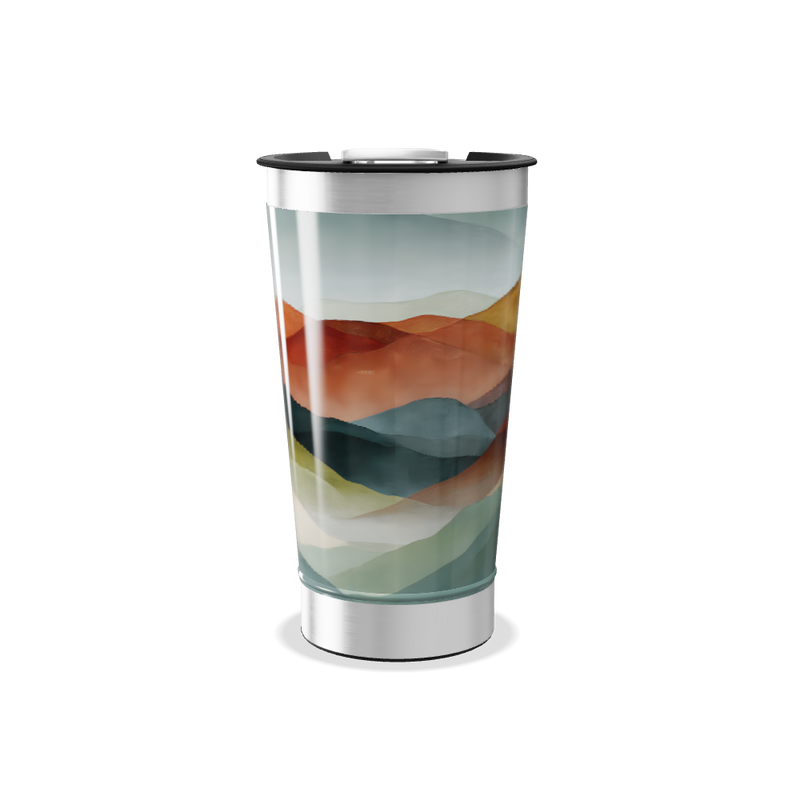 Copo Térmico - Estampa Montanhas Coloridas