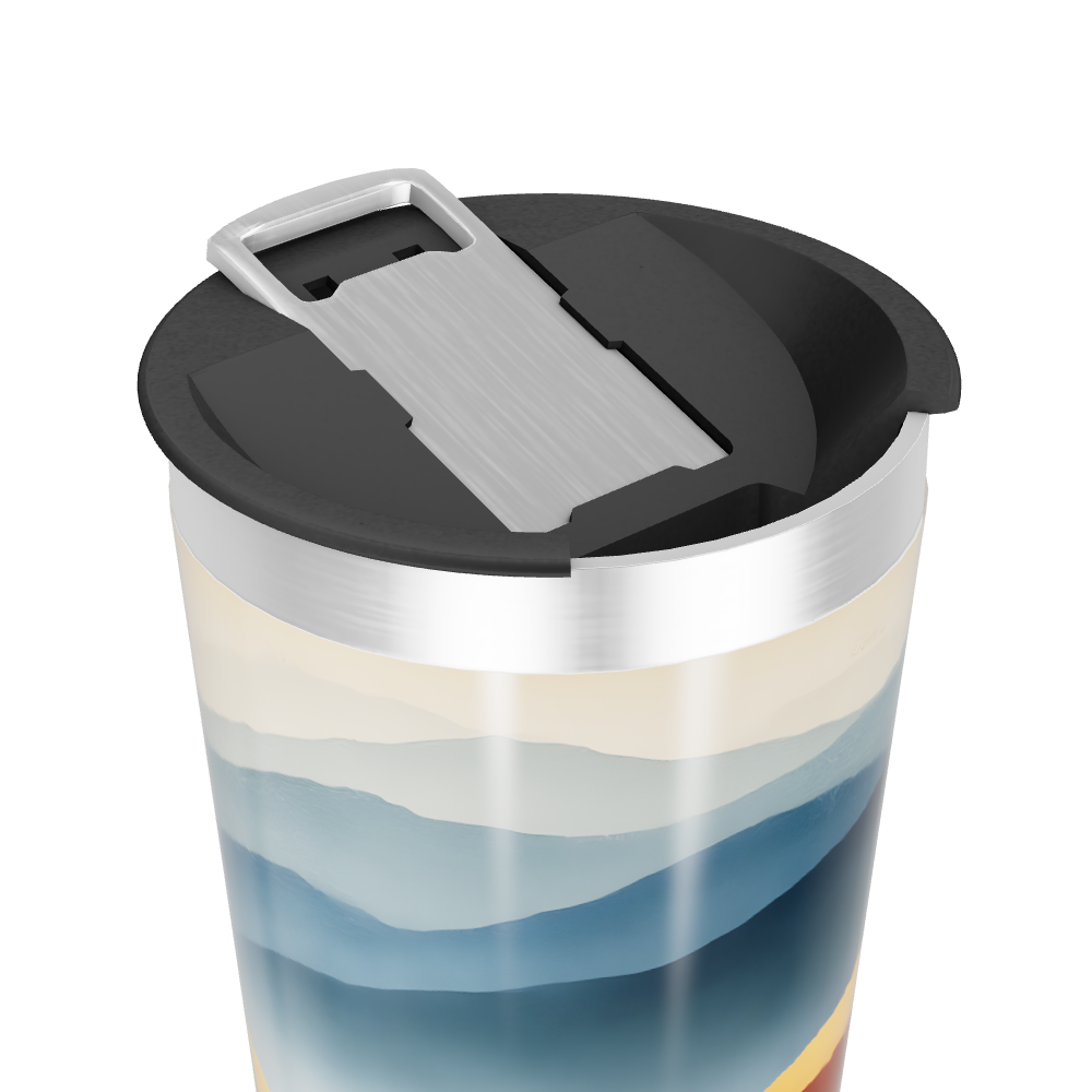 Copo Térmico - Paisagem Colorida Inox