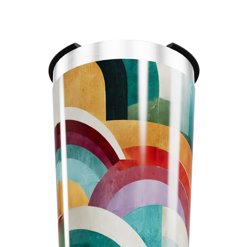 Copo Térmico - Arco-íris Metalizado