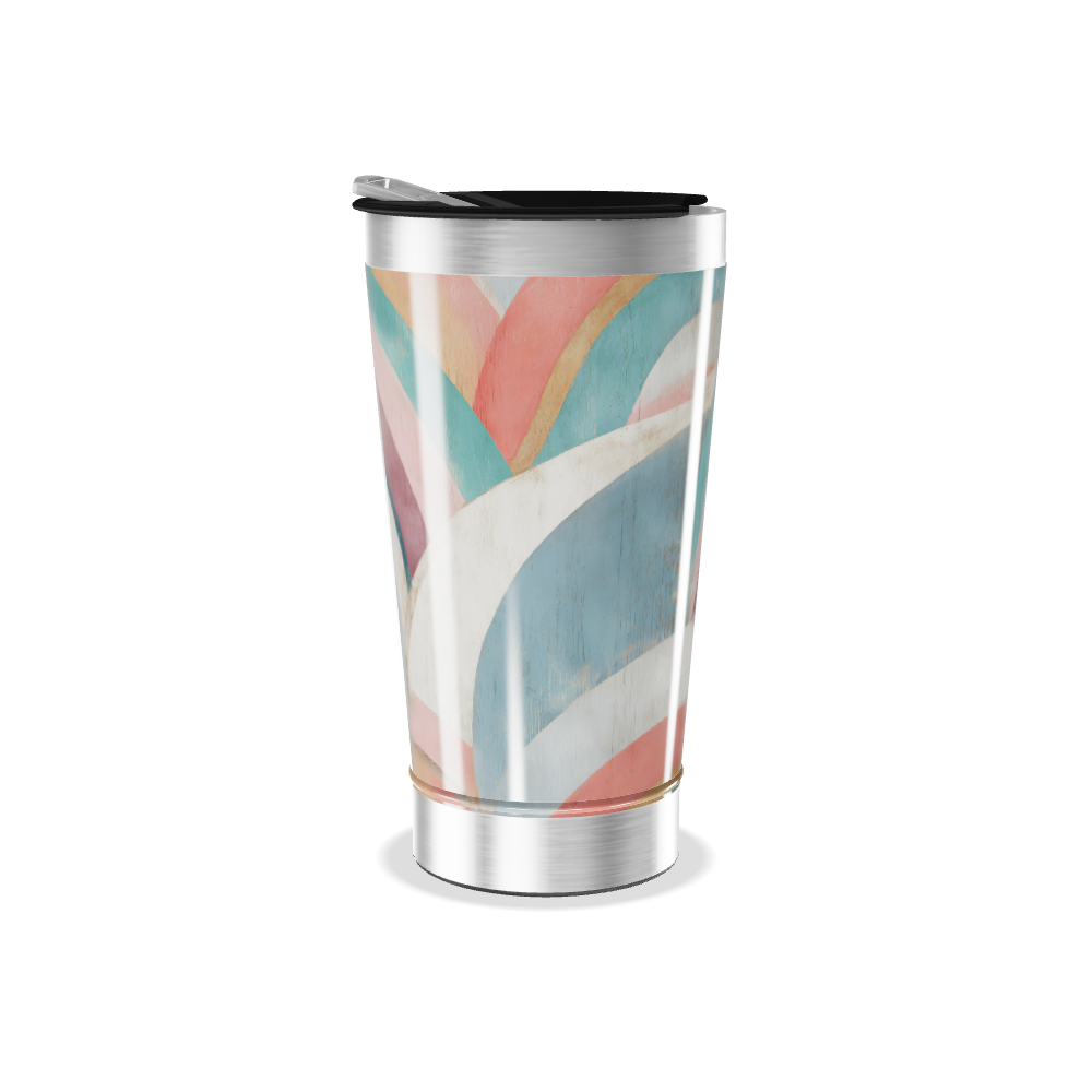 Copo Térmico - Estampa Colorida Vintage