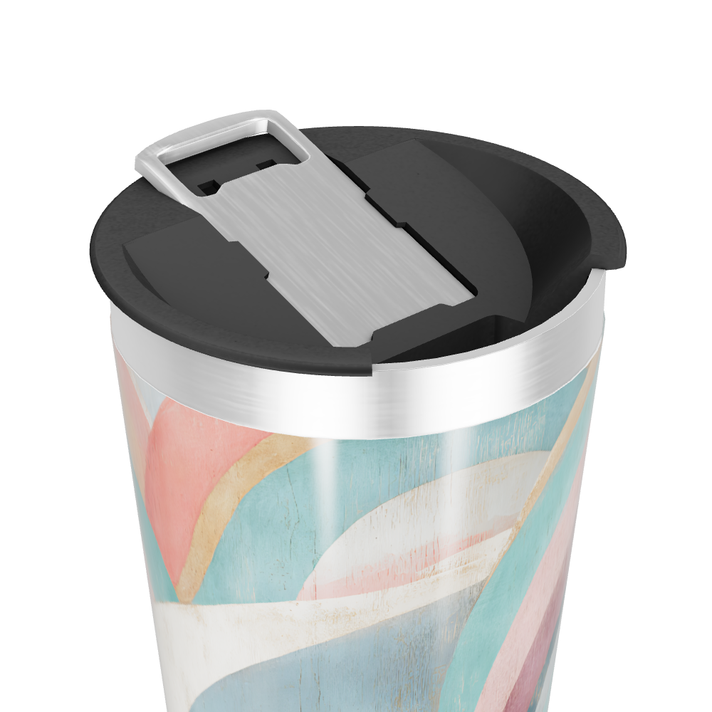 Copo Térmico - Estampa Colorida Vintage