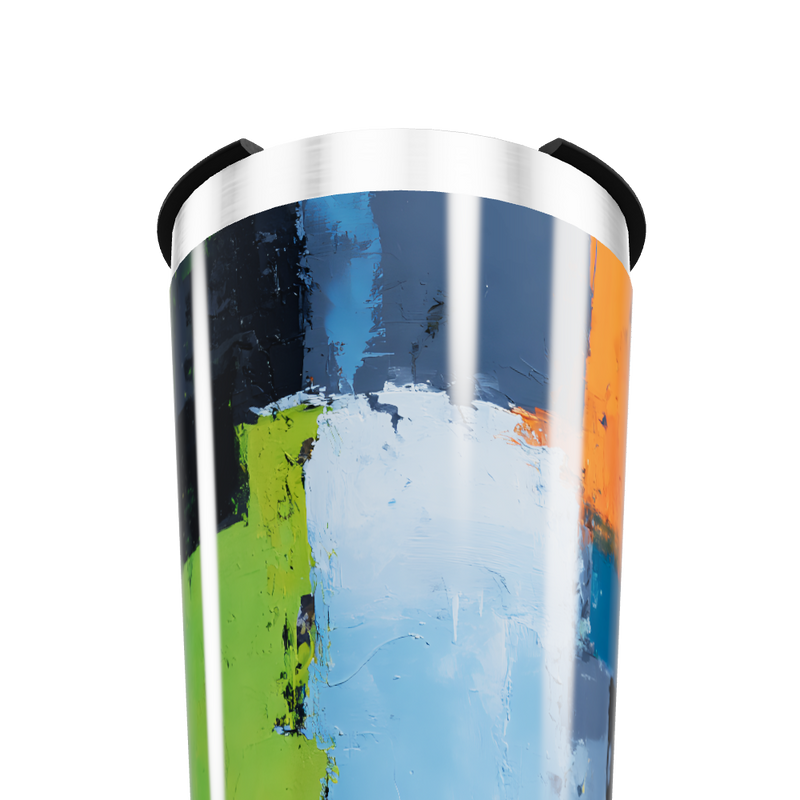 Copo Térmico - Estampa Colorida Abstrata