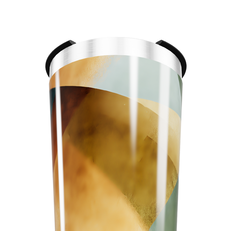 Copo Térmico - Aço Inox Estampa Abstrata