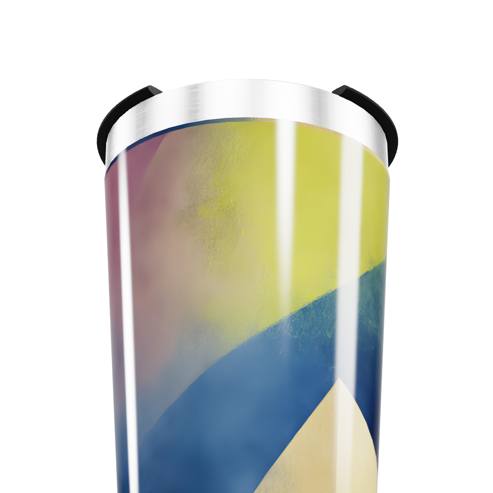 Copo Térmico - Arte Abstrata Colorida