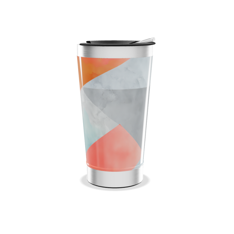 Copo Térmico - Estampa Geométrica Colorida