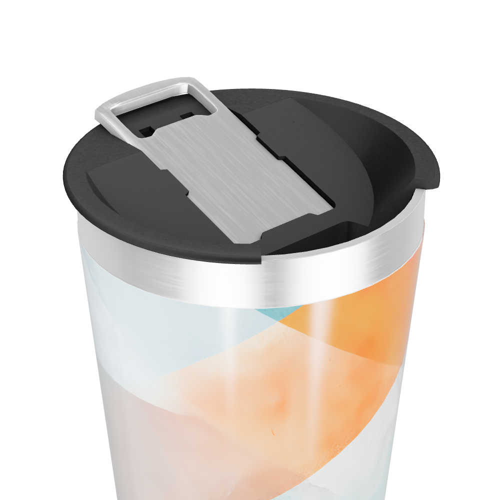 Copo Térmico - Estampa Geométrica Colorida