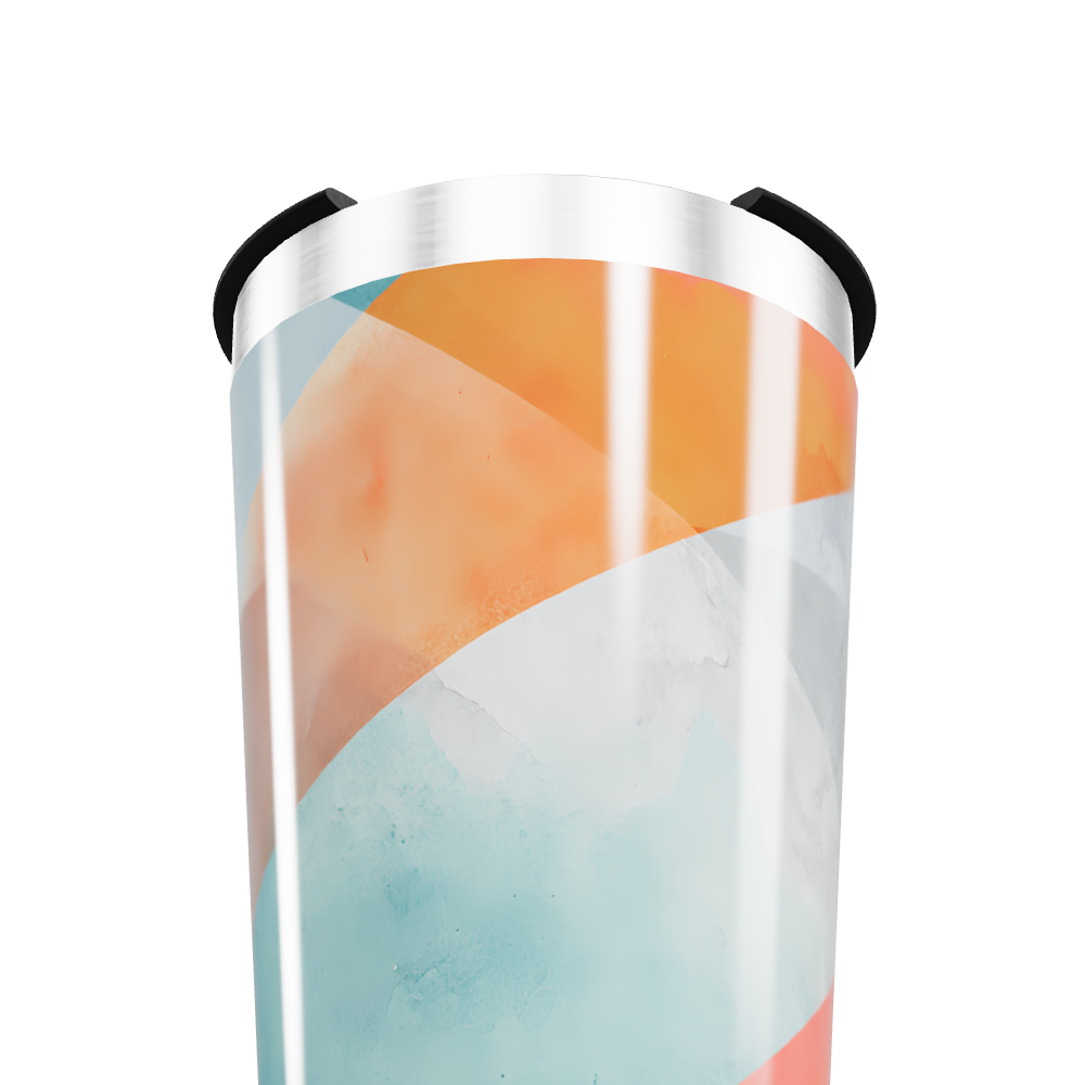 Copo Térmico - Estampa Geométrica Colorida