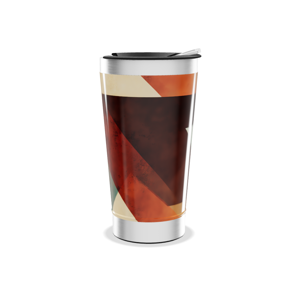 Copo Térmico - Estampa Geométrica Colorida