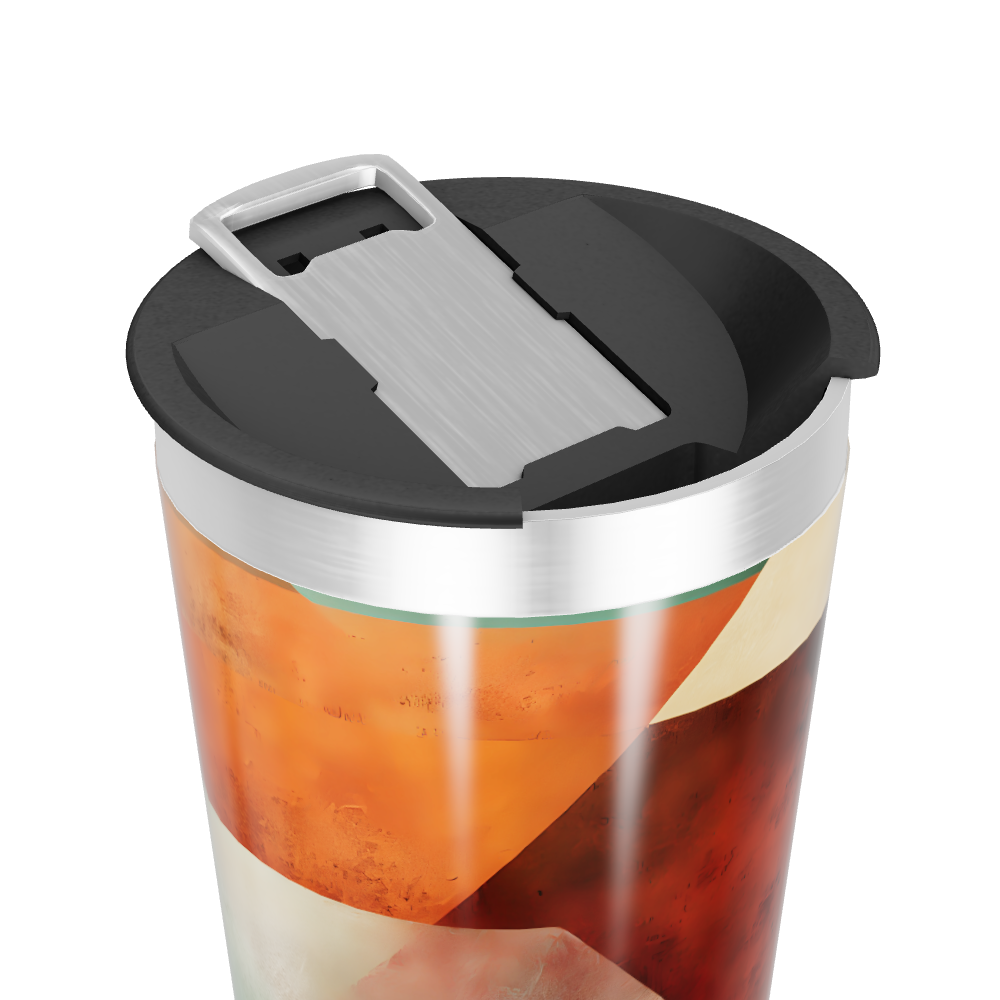 Copo Térmico - Estampa Geométrica Colorida