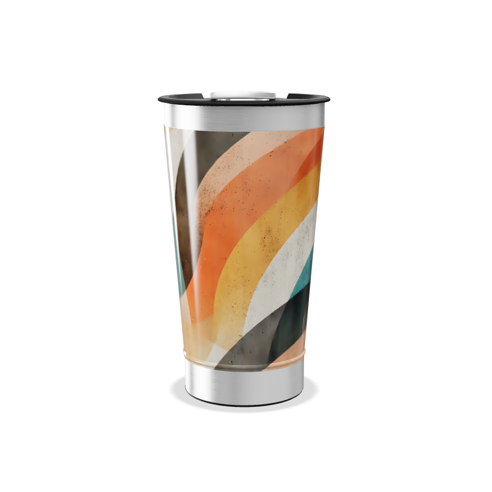 Copo Térmico - Listras Coloridas