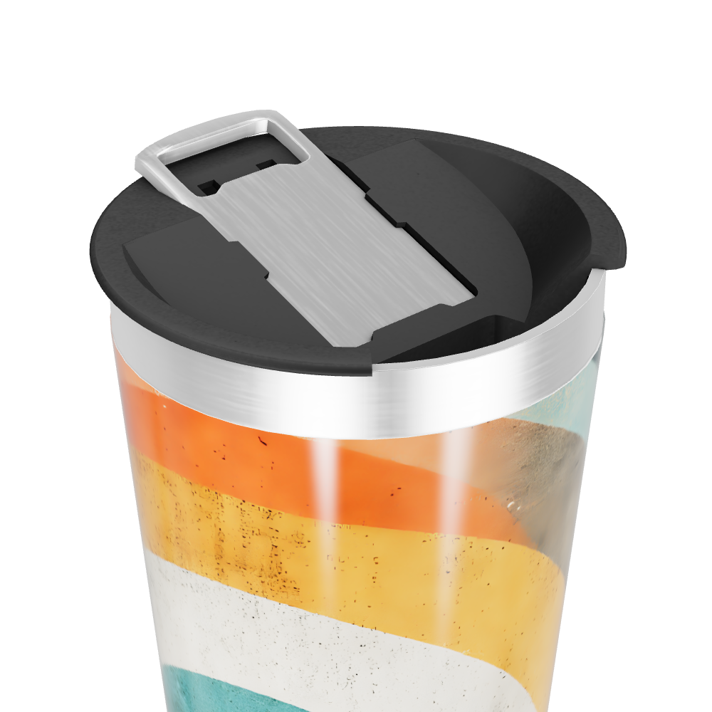 Copo Térmico - Listras Coloridas