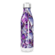Garrafa Inox - Roxa com Textura Cristal
