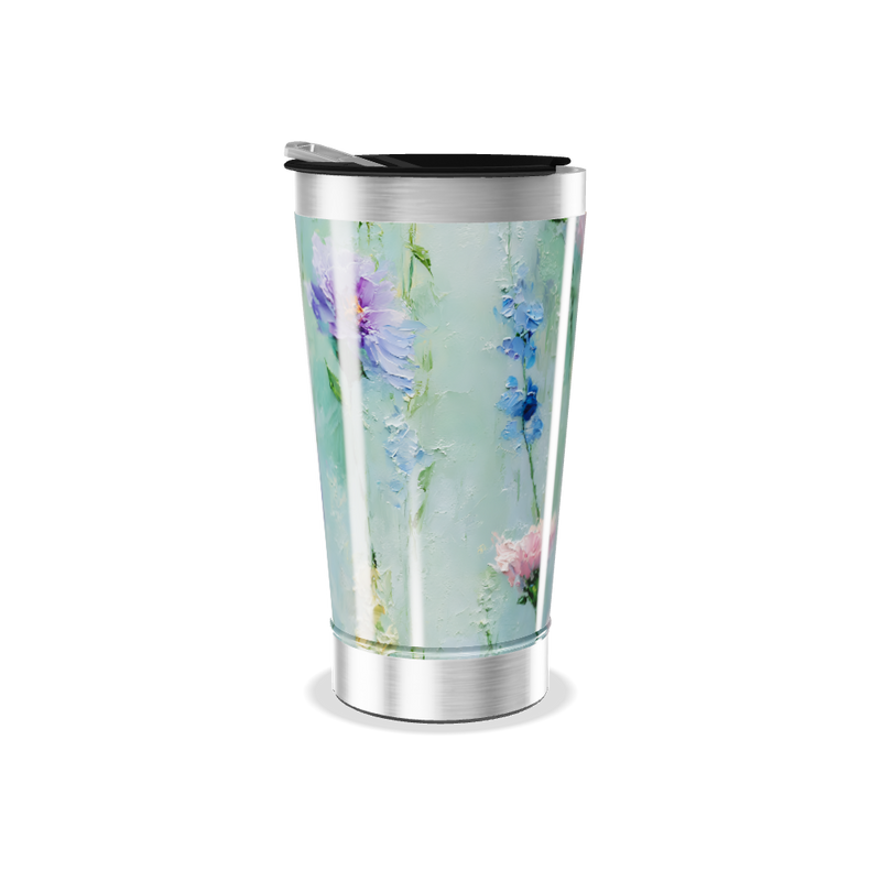Copo Térmico - Flores Pintadas