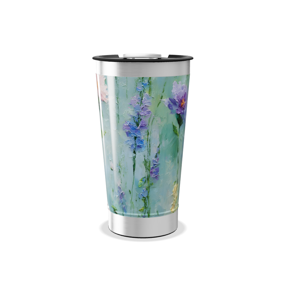 Copo Térmico - Flores Pintadas