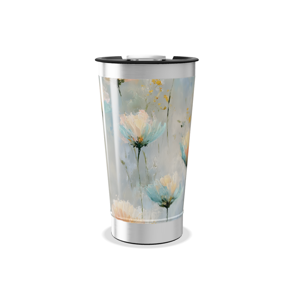 Copo Térmico - Flores Aquarela