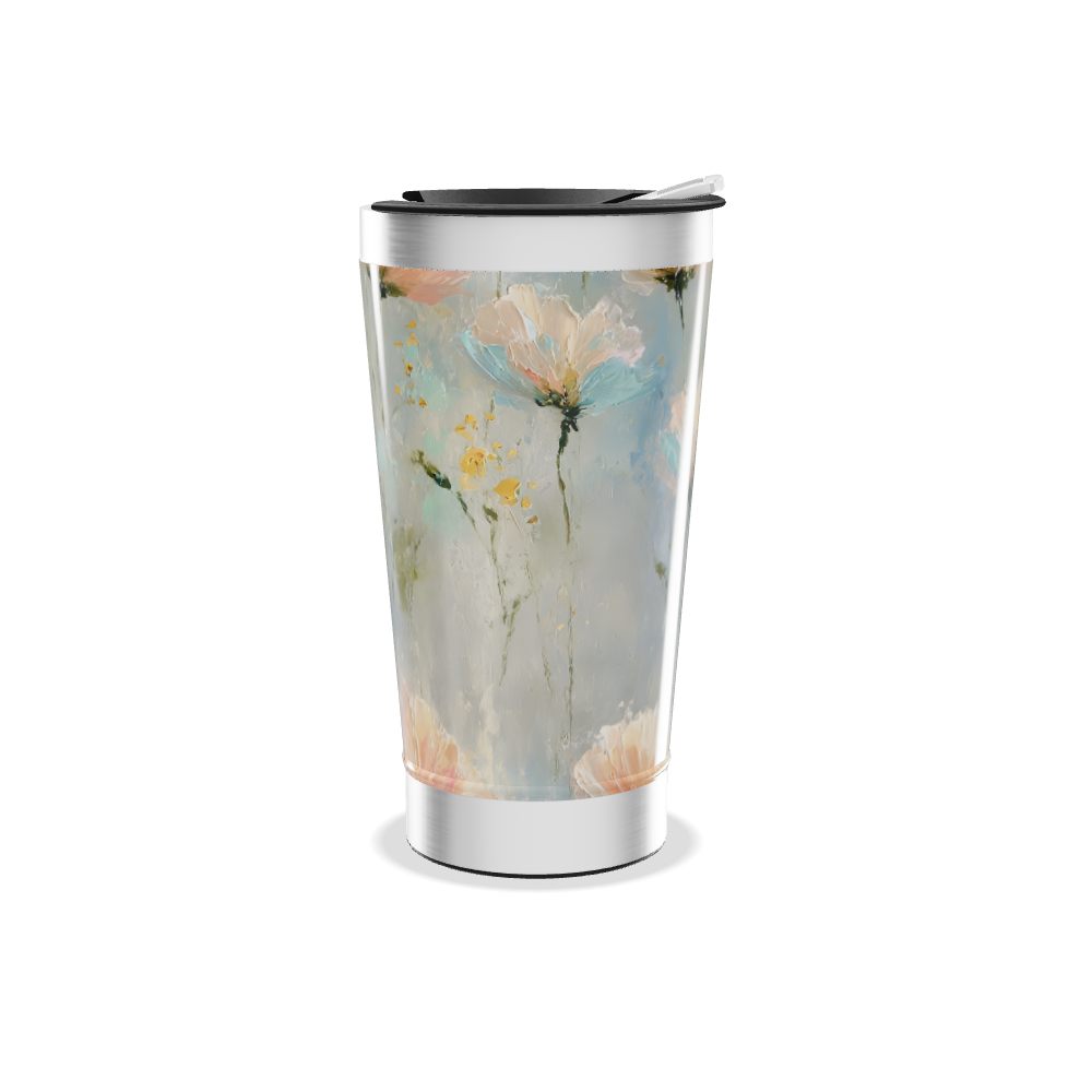 Copo Térmico - Flores Aquarela