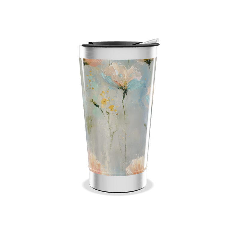 Copo Térmico - Flores Aquarela