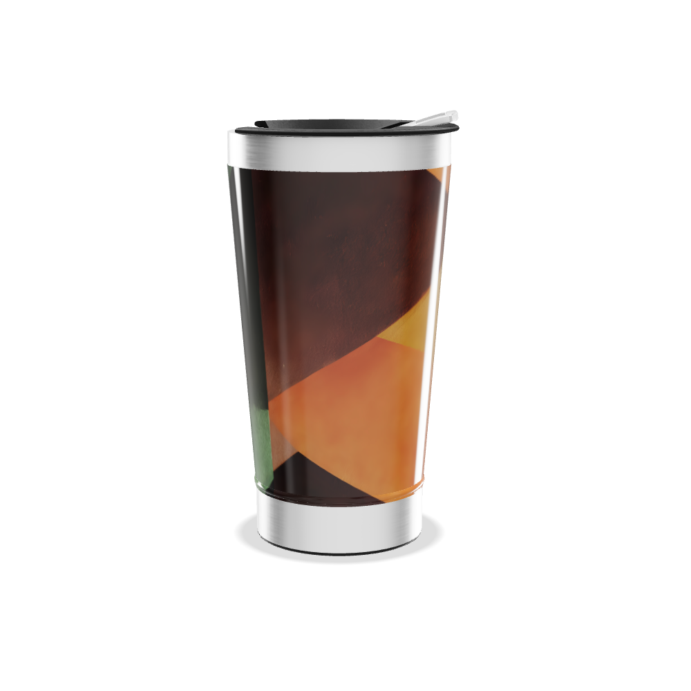 Copo Térmico - Estampa Colorida Abstrata