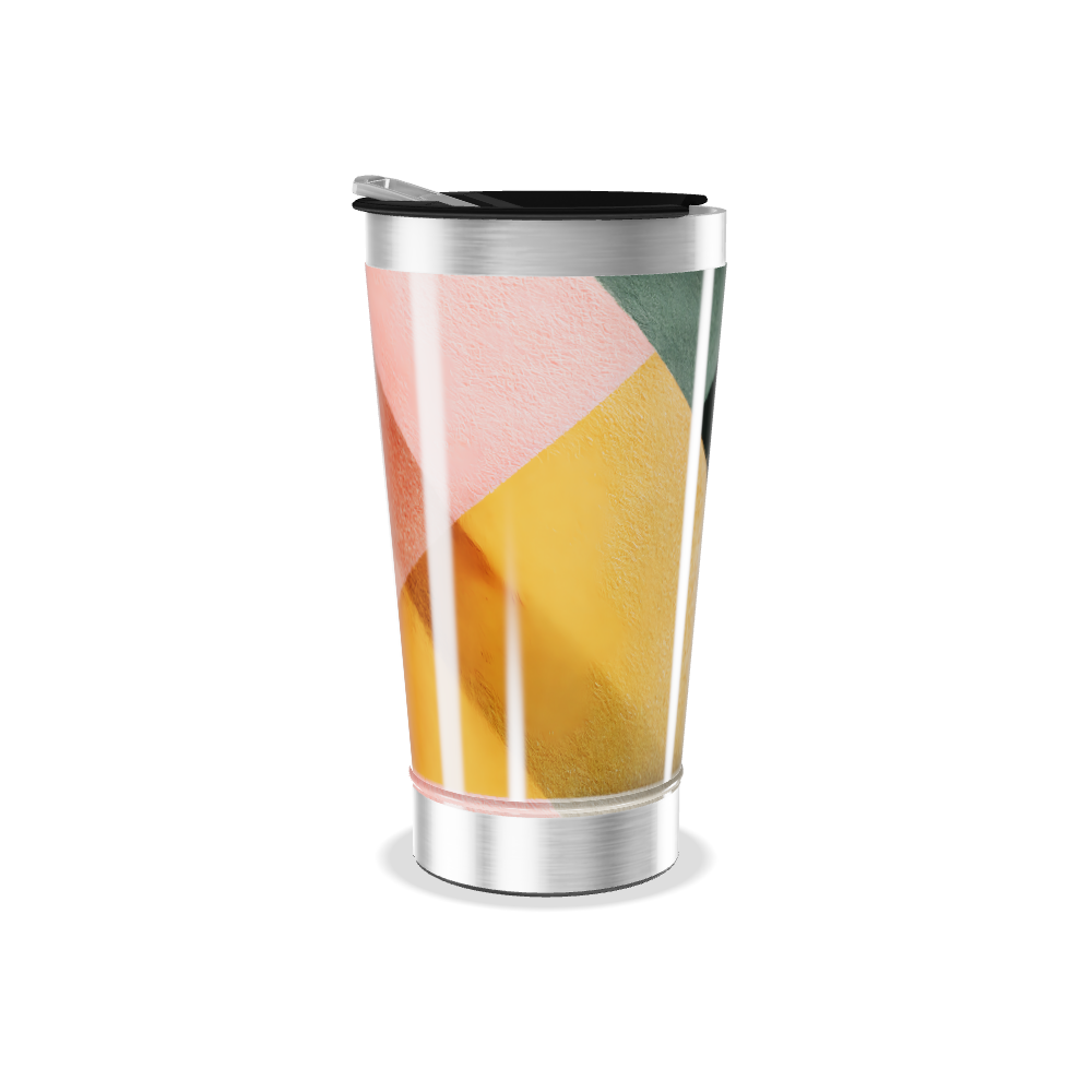 Copo Térmico - Estampa Geométrica Colorida