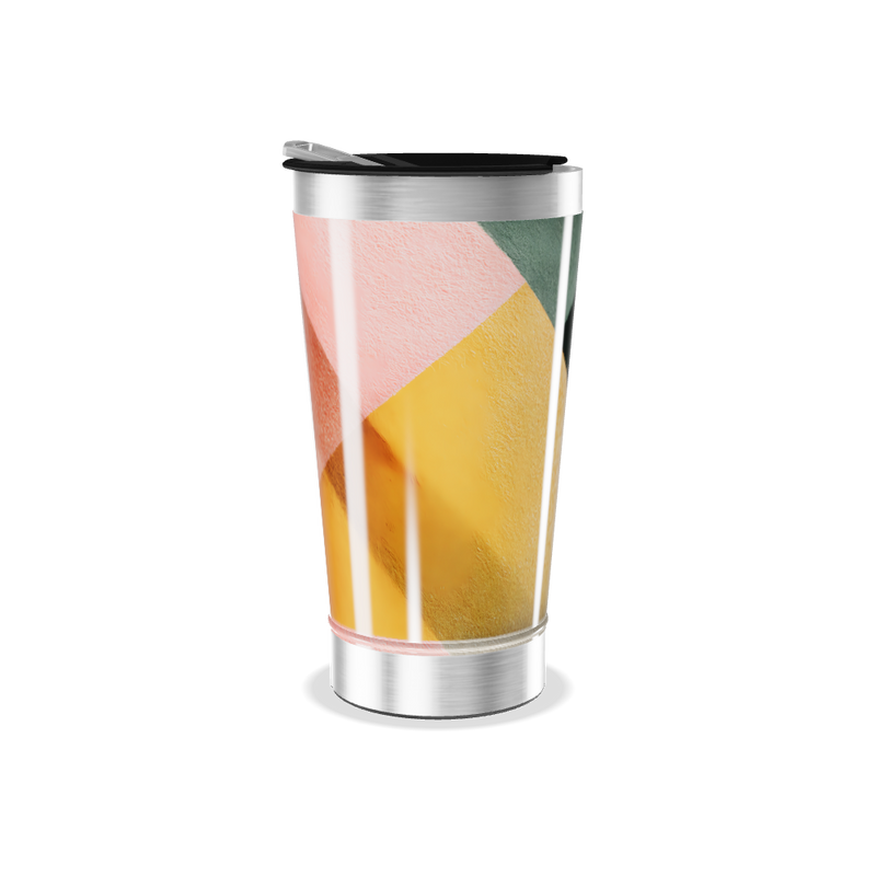 Copo Térmico - Estampa Geométrica Colorida